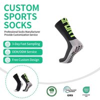 Mi-mollet épaissi serviette bas chaussettes de sport anti-dérapant en caoutchouc points tricoté corps d'équipage pour Football basket-ball entraînement course à pied