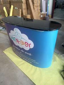 内部棚付きカスタムポップアップトレードショーカウンターデスク - Product Image 6