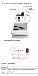 5-in-1 Scalp Care Hair Follicle Detector Meridian Massage Scalp Analyzer Physiotherapy Skin Analyzer Commercial Scalp Analyzer - Product Image 6