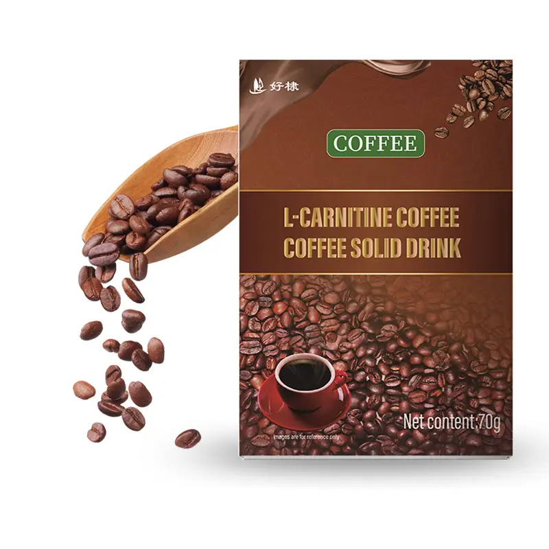 Groothandel Afslankende Koffie Caloriearme Eetlust Onderdrukking Instant L-Carnitine Zwarte Koffie