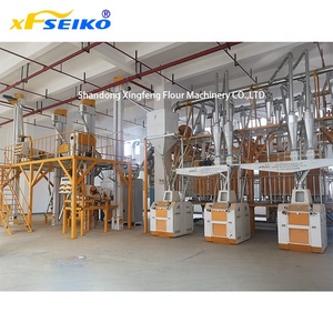 Fresadora de harina de trigo y maíz de 6FMS-50ton, nueva condición con motor de uso doméstico, buen precio para Sudáfrica - Product Image 1