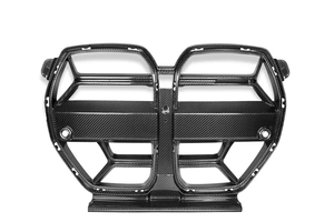 Calandre G80 M3 style CSL en fibre de carbone sèche, garniture de pare-chocs avant, calandre pour BMW G80 M3 G82 M4 - Product Image 2