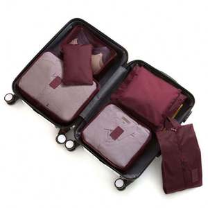 Ensemble de sacs de voyage 7 pièces, vente chaude 2025, cubes de rangement de différentes tailles, organisateurs de bagages de voyage en ripstop - Product Image 5