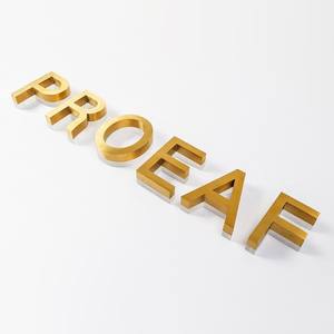 Grensoverschrijdende Exclusieve Levering Belettering Reclameborden Storefront Verlichte Borden Acryl Precisie Metaal - Product Image 1