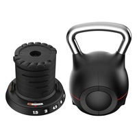 Nouvelle Kettlebell Ajustable 7 Niveaux (2-20kg) – Poids Réglable pour Entraînement Fitness, Crossfit et Gymnastique à Domicile