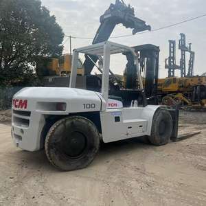 Transpaleta motorizada TCM FD100 de uso rudo, 10T, 4WD, operación sentado, motor ISUZU japonés, para patio. - Product Image 6