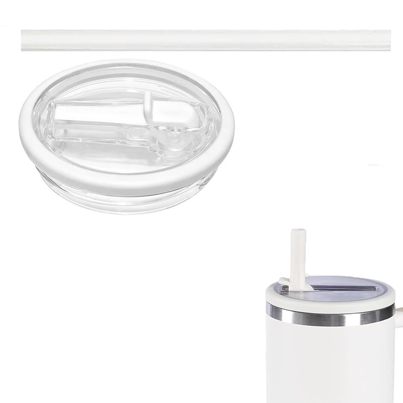 blanc pur-un tube et un couvercle