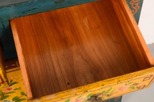 Mobile TV Credenza Antica Cinese in Legno Massello, Verniciata Eco-Compatibile, Multifunzionale per Ingresso, Cucina e Uso Alberghiero - Product Image 6