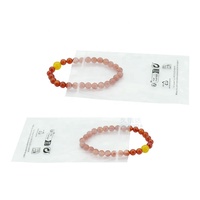 Sacs d'emballage refermables écologiques certifiés GRS avec logo personnalisé pour l'emballage de bijoux et de bracelets