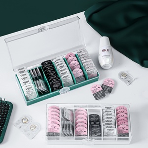 Boîte de rangement anti-poussière et élégante pour lentilles de contact, grande capacité, compartimentée, pour usage quotidien domestique - Product Image 1