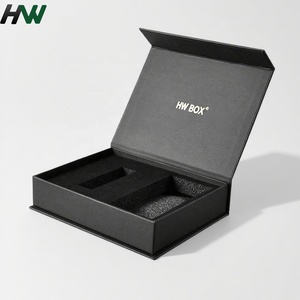 Emballage de luxe personnalisé pour livres, boîte en carton haut de gamme, bougies, flacon de parfum, boîtes cadeaux magnétiques exquises, éponge, laminage mat - Product Image 3