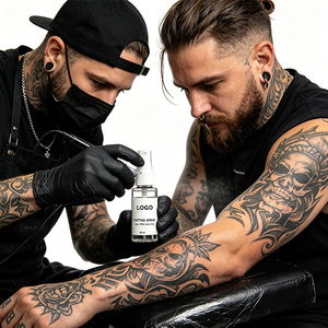 Classic Long Lasting Tattoo <b>Cream</b>, Moderate Concentration Various Sizes, OEM Logo Tattoo Aftercare Balm for Tattoo Artists - Product Image 5