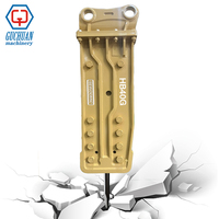 Martillo Hidráulico para Excavadora Guchuan de 12-45 Toneladas, Tipo Superior, Alta Calidad, Precio de Fábrica, HB 15G HB20G HB30G HB40G