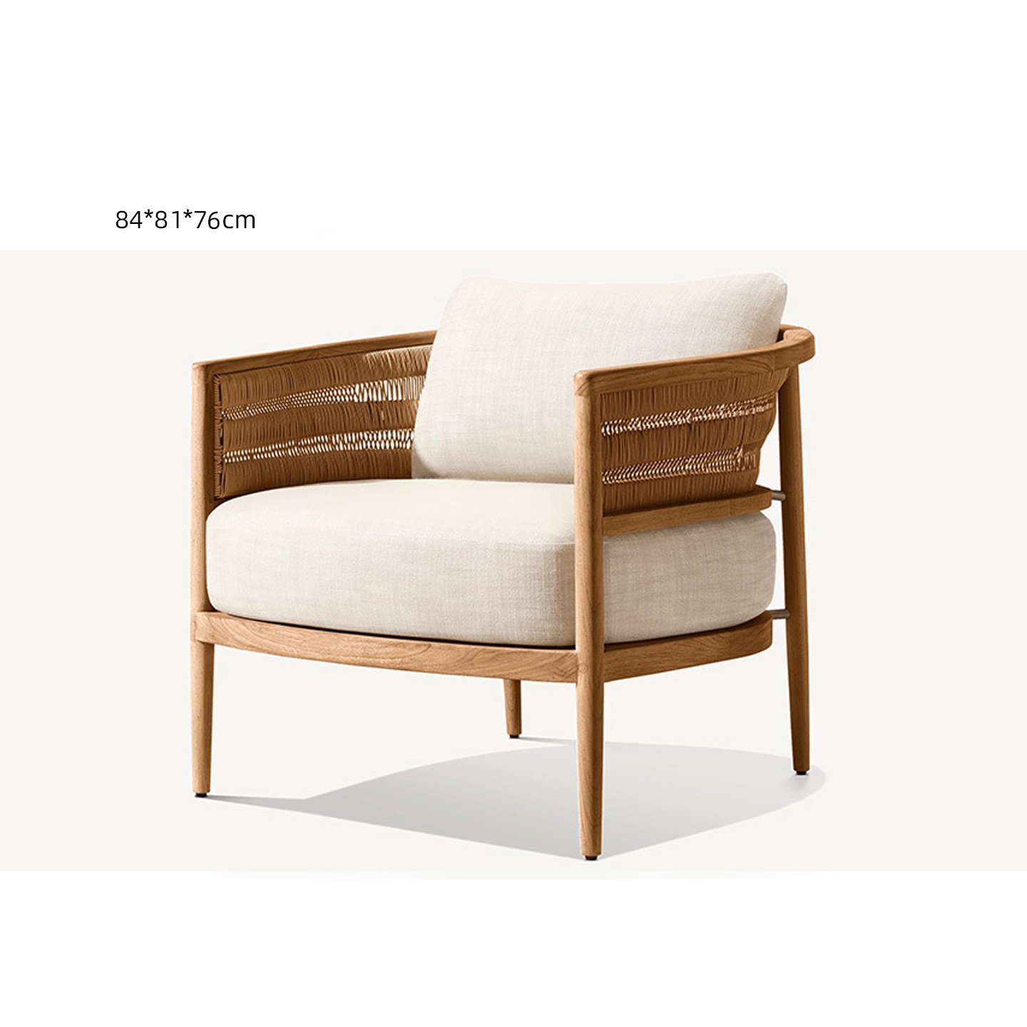 Divano singolo in teak importato