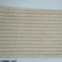 Produsen kain flanel Jacquard mewah motif garis jarum turun Kualitas Bagus Untuk piyama dan selimut