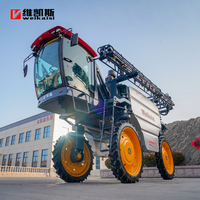 Pulvérisateur à flèche autopropulsé 2000L avec réservoir hydrostatique et pompe haute performance pour usage agricole, garantie 1 an, haute efficacité (pour vidéo démonstrative)