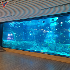 Leyu Usine Offre Spéciale Personnalisé Épais Grand Plat Acrylique Fish Tank Fenêtre - Product Image 1