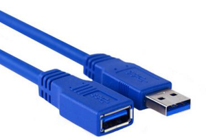 Panel Mount <strong>Usb</strong> Type a Female Panel Mount Two Hole <strong>USB</strong> 2.0 <strong>Extension</strong> Cable <strong>Lead</strong> a Male to Female (2m) Driver Free - Product Image 3