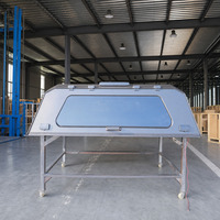 Hardtop en aluminium verrouillable, installation sans perçage pour benne de pick-up, camping, rangement d'équipement de voyage, camion de camping