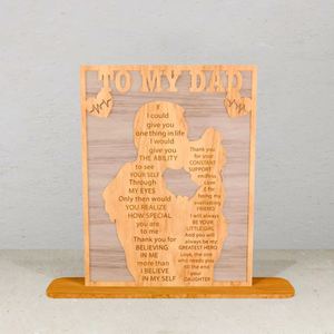 <b>Custom</b> <b>Wooden</b> <b>Signs</b> Rustic Home Decor Mother Father Birthday Gift Handcrafted Family Keepsake Wholesale - Product Image 3