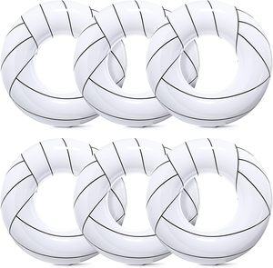 ห่วงยางว่ายน้ำแบบวอลเลย์บอล 6 ชิ้น สำหรับสระว่ายน้ำและชายหาด - Product Image 1