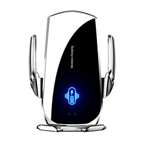 Chargeur de voiture sans fil 15W Station de <span class=keywords><strong>charge</strong></span> rapide magnétique Bouton tactile de ventilation Support de téléphone portable de voiture 360 Rotation A1 Chargeur de voiture - Product Image 1