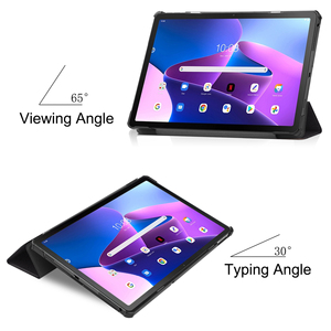 CYKE 2022 Nouveau Peint Trifold Pu Cuir Flip Case Tablet Cover pour <span class=keywords><strong>Lenovo</strong></span> <span class=keywords><strong>Tab</strong></span> <span class=keywords><strong>M10</strong></span> <span class=keywords><strong>Plus</strong></span> 3 rd Gen 10.6 Pouces - Product Image 3