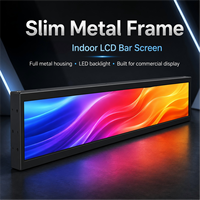 Pantalla LCD Digital Inteligente HAOWEI para Estantes de Supermercado, Pantalla Táctil Extensible para Borde de Estante, Barra de Pantalla Publicitaria