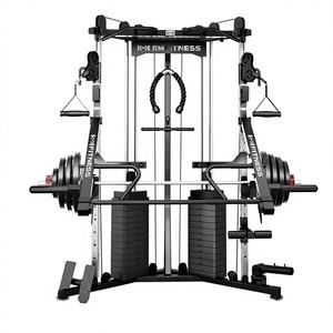 Petit équipement de fitness multifonctionnel intégré pour la maison, type Gantry, avec combinaison de rack de squat et de barre de traction haute pour exercices de poitrine - Product Image 1