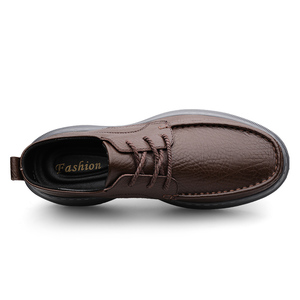 Nouveaux modèles 2025 – Meilleure vente : Chaussures mocassins pour hommes, chaussures <span class=keywords><strong>bateau</strong></span> en <span class=keywords><strong>cuir</strong></span> de vache véritable, à lacets, décontractées et habillées, avec soutien de la voûte plantaire, grande taille 46, qualité supérieure - Product Image 6