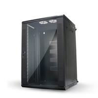 Armoire murale noire 27U 42U à succès de l'usine Ningbo Lepin, rack ouvert pour serveurs, armoire réseau 19 pouces pour salle informatique 5G