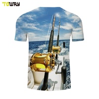 Camiseta de Pesca Transpirable de Secado Rápido de Poliéster y Elastano, Tallas Grandes, Camisetas y Tops Deportivos para Adultos, Logotipo Personalizado OEM