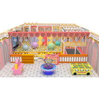 Parc d'attractions d'aventure de luxe pour enfants, installations de terrain de jeux intérieur, centre commercial, toboggans