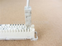 Cordon de test Lsa 2 pôles avec pince crocodile pour 10 paires de modules Krone Telecom krones Parts Suppliers Factory Price