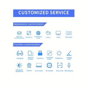 Ordinateur de contrôle intégré Android haute définition entièrement fermé avec haut-parleur capacitif externe intégré à écran tactile de bureau - Product Image 6