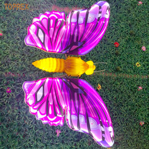 Pour TOPREX Interactive LED Papillon Lampadaire Ailes Dynamiques pour Mariage Garden Party Décor De Noël IP65 pour Intérieur Extérieur - Product Image 1