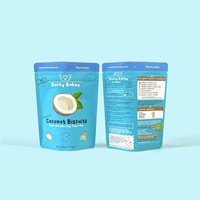 Sachet de thé biodégradable personnalisé, pochette autoportante avec fermeture éclair, haute barrière, écologique, imprimé flexo, papier kraft
