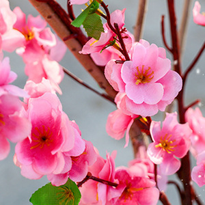 Flores Artificiales de Cerezo y Melocotón Realistas Hechas a Mano para Decoración de Interiores del Hogar, Simulación de Flores Secas de Plástico - Product Image 4
