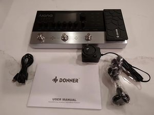 Donner Arena 2000 modellazione amplificatore Multi pedale con effetti 278 100 IRs Looper Drum Machine Bluetooth MIDI IN effetto <span class=keywords><strong>chitarra</strong></span> - Product Image 6