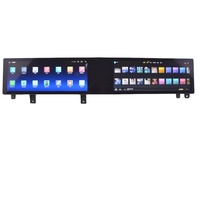 Autoradio à double écran de 21 pouces Android, lecteur vidéo Carplay automatique pour BMW Série 7 F01 F02 F04 CCC CIC 2009-2015 Navigateur GPS WIFI