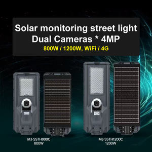 Lámpara Solar para Exteriores Impermeable IP65 con Cámara CCTV de Doble Lente, WiFi, 4G, <span class=keywords><strong>SIM</strong></span>, V380pro, 800w, 1200w, Venta al Por Mayor de Fábrica OMSEN - Product Image 2