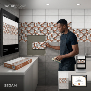Carreaux de revêtement mural en céramique mate naturelle 12x24 30x60cm 300x600mm, décoratifs pour l'intérieur de la maison, carreaux de porcelaine design - Product Image 4