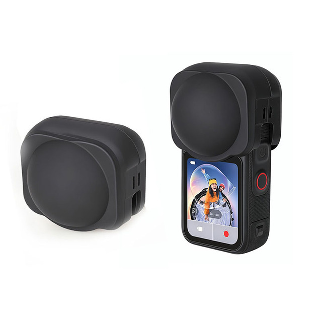 Silicone Lens Cap Protective Cover for Insta360 X6 Panoramic Camera Anti-Scratch Dustproof Lens Guard Accessory