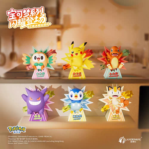 <span class=keywords><strong>HOLLY</strong></span> BOX Original, Serie Pokemoned "Shining Debut", Caja Sorpresa con Figuras de Anime para Refrigerador, Adornos para Exhibición de Modelos Coleccionables - Product Image 3