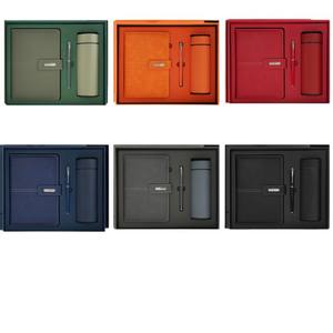 ชุดของขวัญสมุดบันทึกธุรกิจ A5 รุ่นพิเศษสำหรับการค้าข้ามพรมแดน ปกหนัง เข้าเล่มไร้รอยต่อ พร้อมอุปกรณ์จัดระเบียบ วางแผนงาน พกพาสะดวก ใช้ในสำนักงาน - Product Image 1