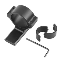 Accessoire de lampe torche tactique, anneaux en acier détachables rapidement de 30 mm, support de lunette pour la chasse, en aluminium