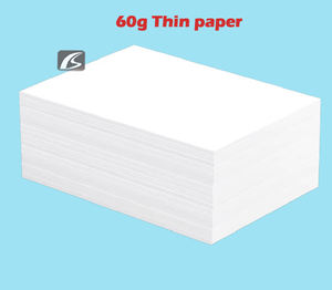 Papier spécial double face BENSE, beige jaunâtre clair, 60g, résistant au pliage, 20 feuilles/pièce, recyclable, compatible offset - Product Image 4