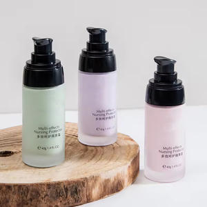Venta al por mayor 40G Control de aceite de tres colores Imprimación duradera Hidratante Aislamiento Base Cuidado Crema de aislamiento Maquillaje facial simple - Product Image 6