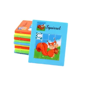 12PC Cute Animals Jigsaw Puzzle Set Toys Kids Birthday Party Baby Shower Gifts Prizes Pinata Treasure Box Boys Girls Reward Pack