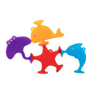 15 Stuks <span class=keywords><strong>Tpr</strong></span> Geometrische En Mariene Diermodellering <span class=keywords><strong>Sucker</strong></span> Pvc-Pakket Met Één Vat - Product Image 1